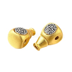 Латунные гуру бусины с 3 отверстиями KK-XCP0002-02G