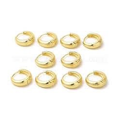 Толстые серьги-кольца из латуни с реечным покрытием для женщин EJEW-E270-19G