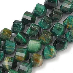 Природных тигровый глаз бисер нитей&nbsp;G-C267-B17