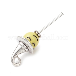 Скобы для колышков из сплава и акрила PALLOY-JF03806