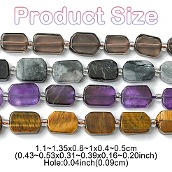 1 нить натуральных аметистовых бусин&nbsp;G-YW0002-76