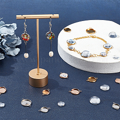 Набор для самостоятельного изготовления плоских круглых звеньев&nbsp;DIY-SC0018-10