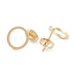 Серьги-гвоздики из нержавеющей стали 304 EJEW-Z012-10D-G