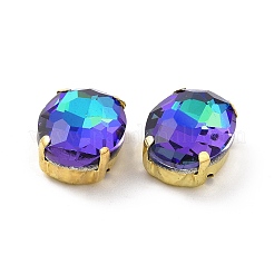 Овал пришиваем стразами DIY-E062-06G-B04