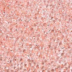 6/0 прозрачная стеклянная бахрома с краской для выпечки&nbsp;X1-SEED-N006-06E