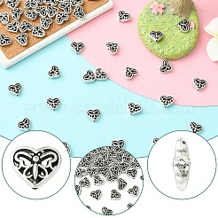 50 шт. бусины из сплава в тибетском стиле&nbsp;FIND-YW0008-58