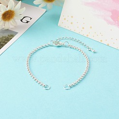 Изготовление браслета Rolo из нержавеющей стали 304 AJEW-JB01013