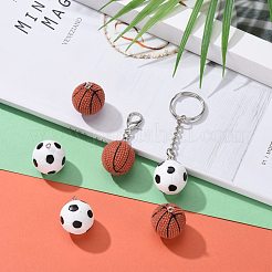 16 шт. 2 цвета непрозрачные подвески из смолы RESI-LS0001-03P