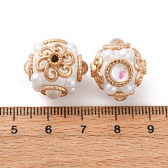 Круглые бусины из смолы ручной работы из Индонезии IPDL-P005-25KCG-04