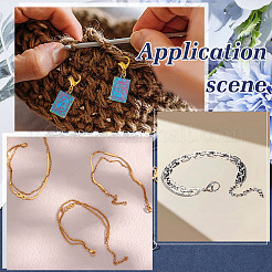 60 шт. 2-х цветные карабины из нержавеющей стали 304&nbsp;STAS-ME0002-18