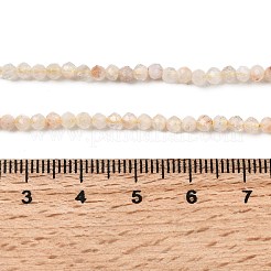 Природный цитрин бисер нитей G-RM241221-B27