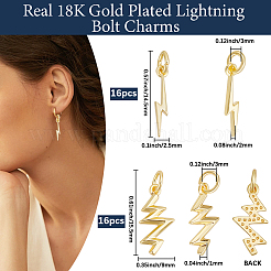 36шт 2 стиля латунные подвески&nbsp;KK-BBC0017-93