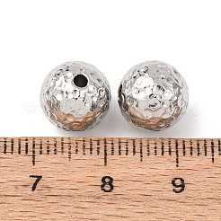 Текстурированные бусины из нержавеющей стали 304&nbsp;STAS-I358-10P-03