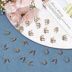 400 шт. латунные наконечники для бусин KK-BBC0004-50