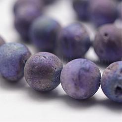 Гальванические природный кристалл кварца бусы пряди G-K174-01D