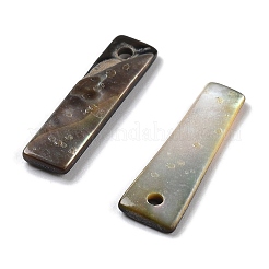 Подвески из натуральной черной ракушки SSHEL-D084-07A