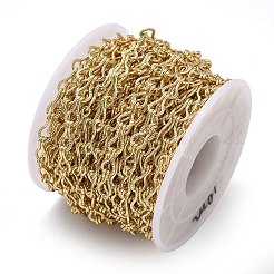 Латунные текстурированные цепочки с витыми звеньями&nbsp;CHC-H116-05G