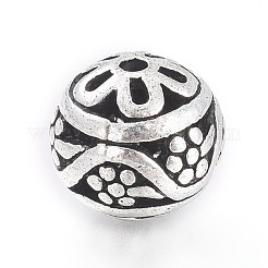 Наборы бусин «Гуру» из сплава в тибетском стиле с 3 отверстием&nbsp;PALLOY-TAC0009-36AS