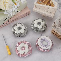 4 шт. двухцветный чехол для дверной ручки из полиэстера&nbsp;DIY-FG0007-09