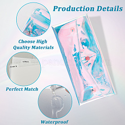 1 шт прозрачный лазерный ПВХ-мешок для монет с кнопкой&nbsp;ABAG-CP0001-19