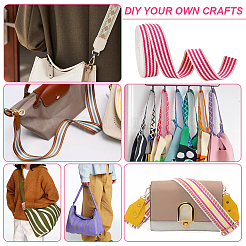 Лента из поликоттона в полоску длиной 10 ярд.&nbsp;OCOR-BC0006-74A