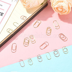 120 шт. 6 вида овальных железных скрепок&nbsp;AJEW-SP0003-02