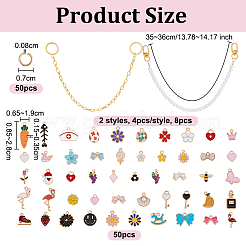 Комплекты декоративных цепочек для сумочек DIY-DR00018