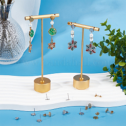 60 шт. 2 цвета фурнитура для сережек-гвоздиков из нержавеющей стали 304 STAS-SC0006-57