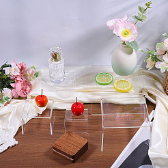 10 шт. 5 стиля прозрачных акриловых подставок для дисплеев&nbsp;ODIS-GL0001-09