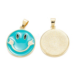 Латунь эмаль подвески&nbsp;KK-M220-02G