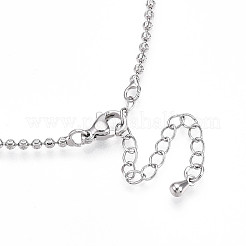 Изготовление ожерелья из текстурированной латунной цепочки толщиной 2 мм KK-N258-21P