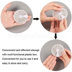 Зажимные бусины из латуни KK-PH0035-29S