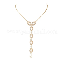 Комплекты из латунных подвесок и серег с микропаве из кубического циркония SJEW-JS01325