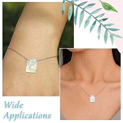 4 шт. 2 стиля подвески из натуральной белой перламутровой ракушки&nbsp;SHEL-CJ0001-37