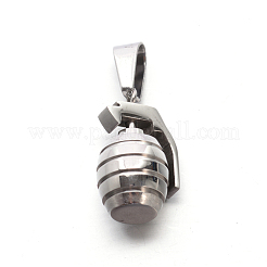 Мини-подвески в виде гранаты 3D из нержавеющей стали 304 STAS-E090-49P