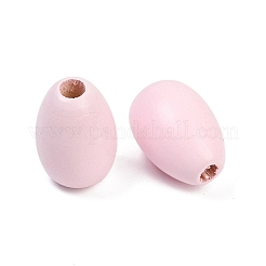 Спрей окрашены деревянные европейские бусины&nbsp;WOOD-F017-10A