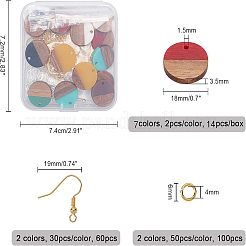 Наборы для изготовления сережек с подвесками своими руками DIY-OC0005-25