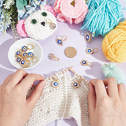 14 шт. 7 стильные подвески из сплава эмали сглаза PALLOY-PH01595