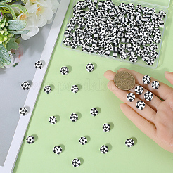 200шт бусины из полимерной глины ручной работы&nbsp;CLAY-SC0001-70