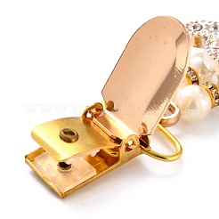 Винтажный сплав с зажимами для кардигана со стразами JEWB-B002-04G