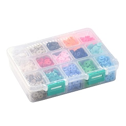 150гр 15-хцветные бусины из полимерной глины ручной работы&nbsp;CLAY-JP0001-14-8mm