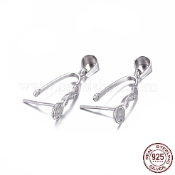 Антикоррозийное родиевое покрытие 925 серебряная подвеска STER-L058-004P