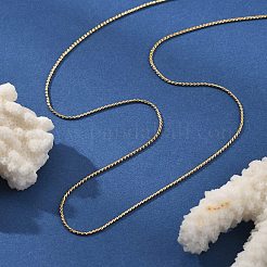 1 мм 304 нержавеющая сталь змеевидные цепочки ожерелья для женщин и мужчин NJEW-T016-11G