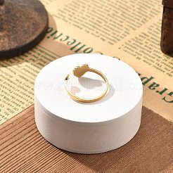 Кольцо-манжета из нержавеющей стали 304 со стразами для женщин&nbsp;LS-RJEW-F169-01G-06