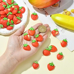 60шт 10 стиля непрозрачные подвески из смолы&nbsp;RESI-CJ0004-41