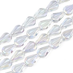 Стеклянные бусины с гальваническим покрытием &nbsp;EGLA-S188-15-B04