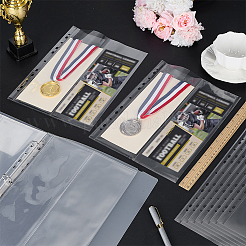 10 шт. пластиковых конвертов для фотокарточек с карманами&nbsp;DIY-WH0709-071A