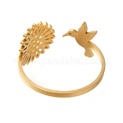 Кольца из нержавеющей стали 304 для женщин&nbsp;RJEW-S241-03G