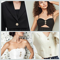 10 шт. пуговицы из цинкового сплава с 1 отверстиями&nbsp;BUTT-GF0004-18