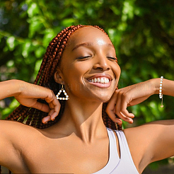 40 шт. 2 бусины из нержавеющей стали 304 STAS-UN0056-05